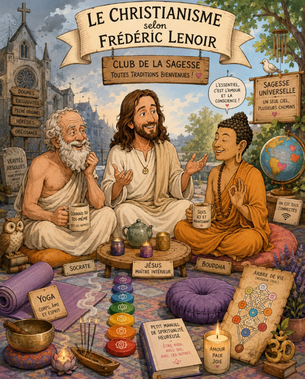 Frédéric Lenoir, ou le christianisme sans le Christ de l’Église