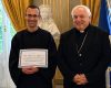 Le cardinal Aveline a remis le prestigieux Prix Henri de Lubac au Frère Léopold-Marie de la FMND