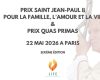 Prix Quas Primas, remis en présence du cardinal Burke, le vendredi 22 mai à Paris