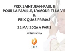 Prix Quas Primas, remis en présence du cardinal Burke, le vendredi 22 mai à Paris