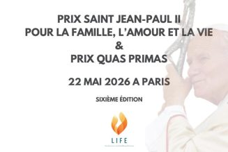 Prix Quas Primas, remis en présence du cardinal Burke, le vendredi 22 mai à Paris