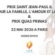 Prix Quas Primas, remis en présence du cardinal Burke, le vendredi 22 mai à Paris