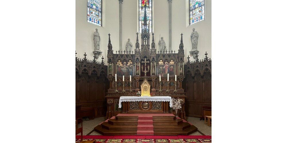 Incendie de l’église de Cernay en Alsace
