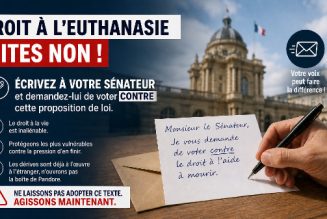 L’opposition à l’euthanasie grandit