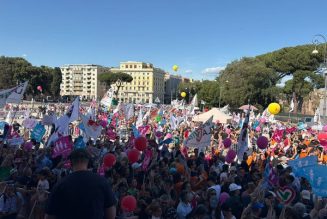 Marche pour la vie à Rome