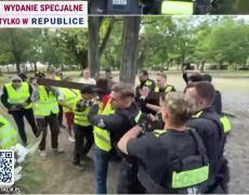 Allemagne : passé à tabac par la police pour avoir tenté d’organiser une marche avec une croix