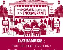 Mobilisation le 22 juin contre l’euthanasie et le suicide assisté