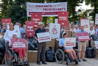 Dans toute la France, une alerte citoyenne – « Nos mourants ne sont pas des encombrants »