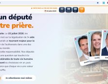 Euthanasie : Grande chaîne de prière pour les députés français