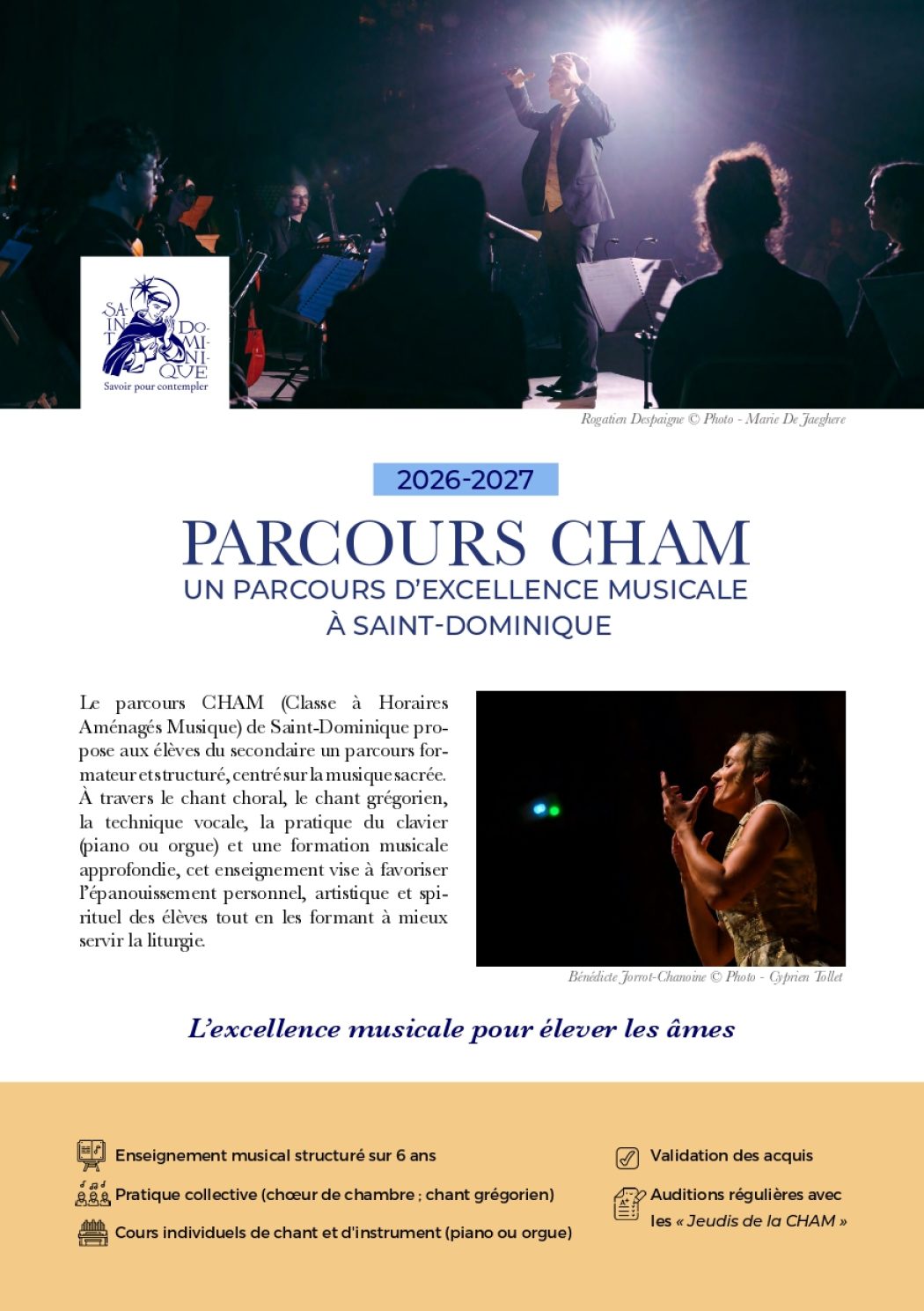 Parcours d’excellence musicale au sein de l’école Saint-Dominique (Le Pecq – 78)