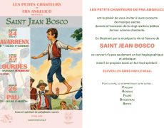 24-25-26 juillet : Concert spirituel des petits chanteurs de Fra Angelico