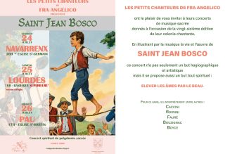 24-25-26 juillet : Concert spirituel des petits chanteurs de Fra Angelico