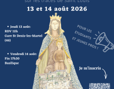 13-14 août : Pèlerinage des étudiants et jeunes pros à Rocamadour