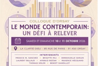 Présentation du colloque du CEP des 10 et 11 octobre 2026 à Orsay sur : ” Le monde contemporain : un défi à relever”
