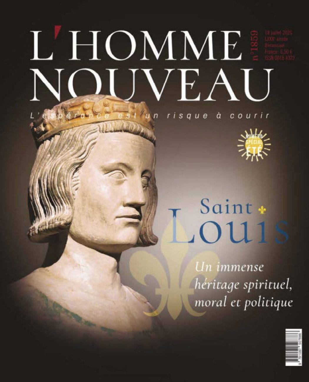 Le grand mérite de saint Louis fut de distinguer clairement les pouvoirs temporels et spirituels sans les séparer comme aujourd’hui