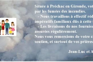 Incendies en Gironde & Livres en Famille