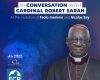 Le cardinal Sarah au Parlement européen