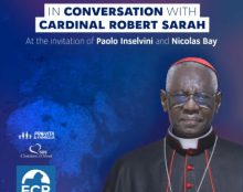 Le cardinal Sarah au Parlement européen