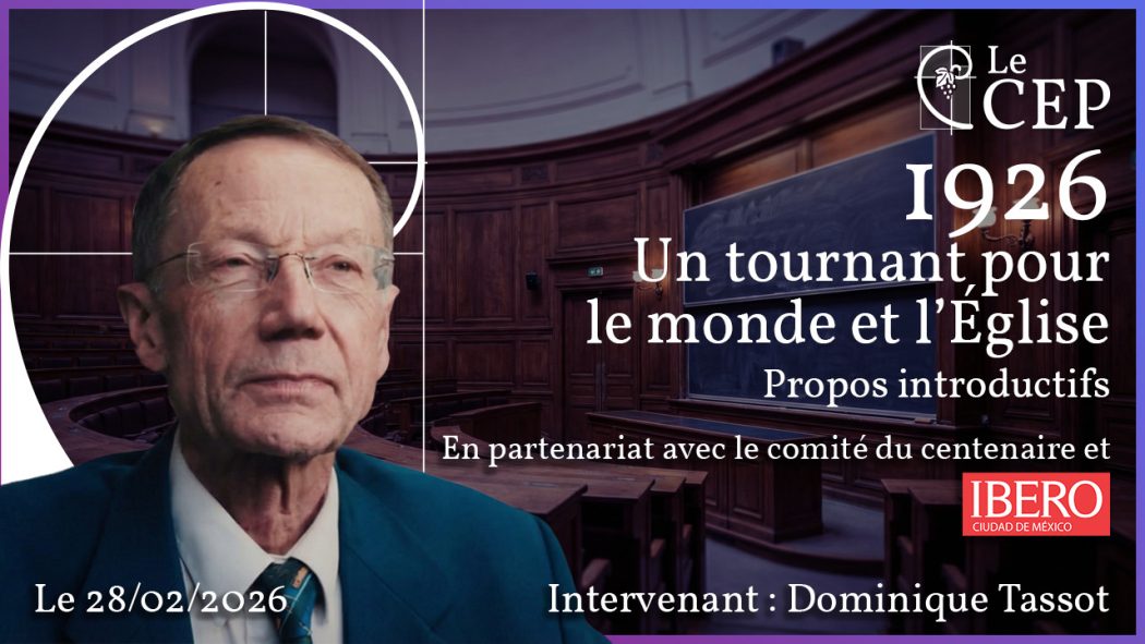 « 1926 : un tournant pour le monde et l’Église ? »