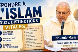 Répondre à l’Islam – douze distinctions vitales