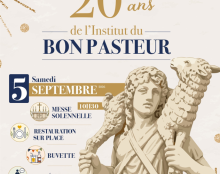 Venez fêter les 20 ans de l’Institut du Bon Pasteur au château de Courtalain (28) !