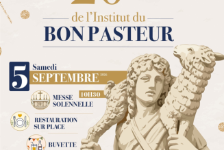 Venez fêter les 20 ans de l&rsquo;Institut du Bon Pasteur au château de Courtalain (28) !