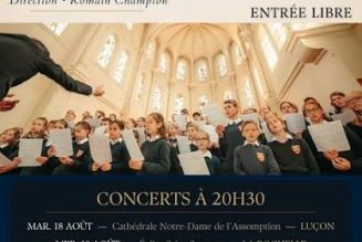 Tournée des Petits Chanteurs de Saint-Charles  (Versailles) en Vendée
