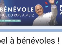 Même si vous pensez être un animal ou un fer à repasser vous pouvez être bénévole pour la venue du pape à Metz [Addendum]