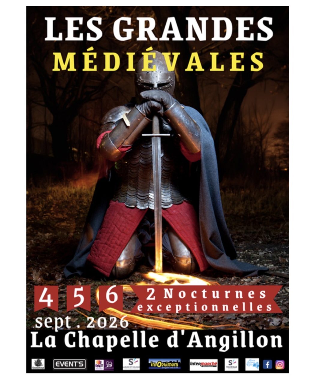 4-5-6 septembre : fête médiévale à La Chapelle d’Angillon