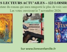 Prix des lecteurs Actu’ailes-123 Loisirs, 2026, 6ème édition – C’est vous qui déciderez !