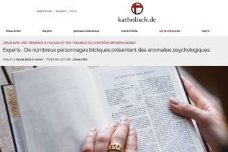 La conférence des évêques allemands sombre dans le blasphème