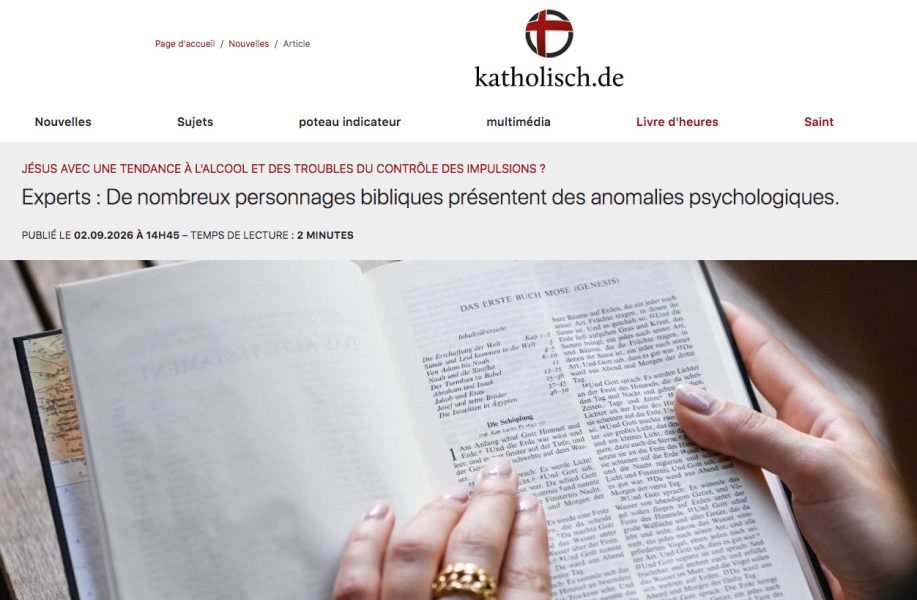 La conférence des évêques allemands sombre dans le blasphème