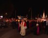 Prière du chapelet et procession aux flambeaux avec Léon XIV
