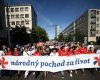 Message du pape lu à la Marche pour la vie en Slovaquie