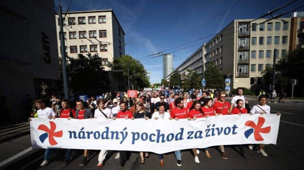 Message du pape lu à la Marche pour la vie en Slovaquie
