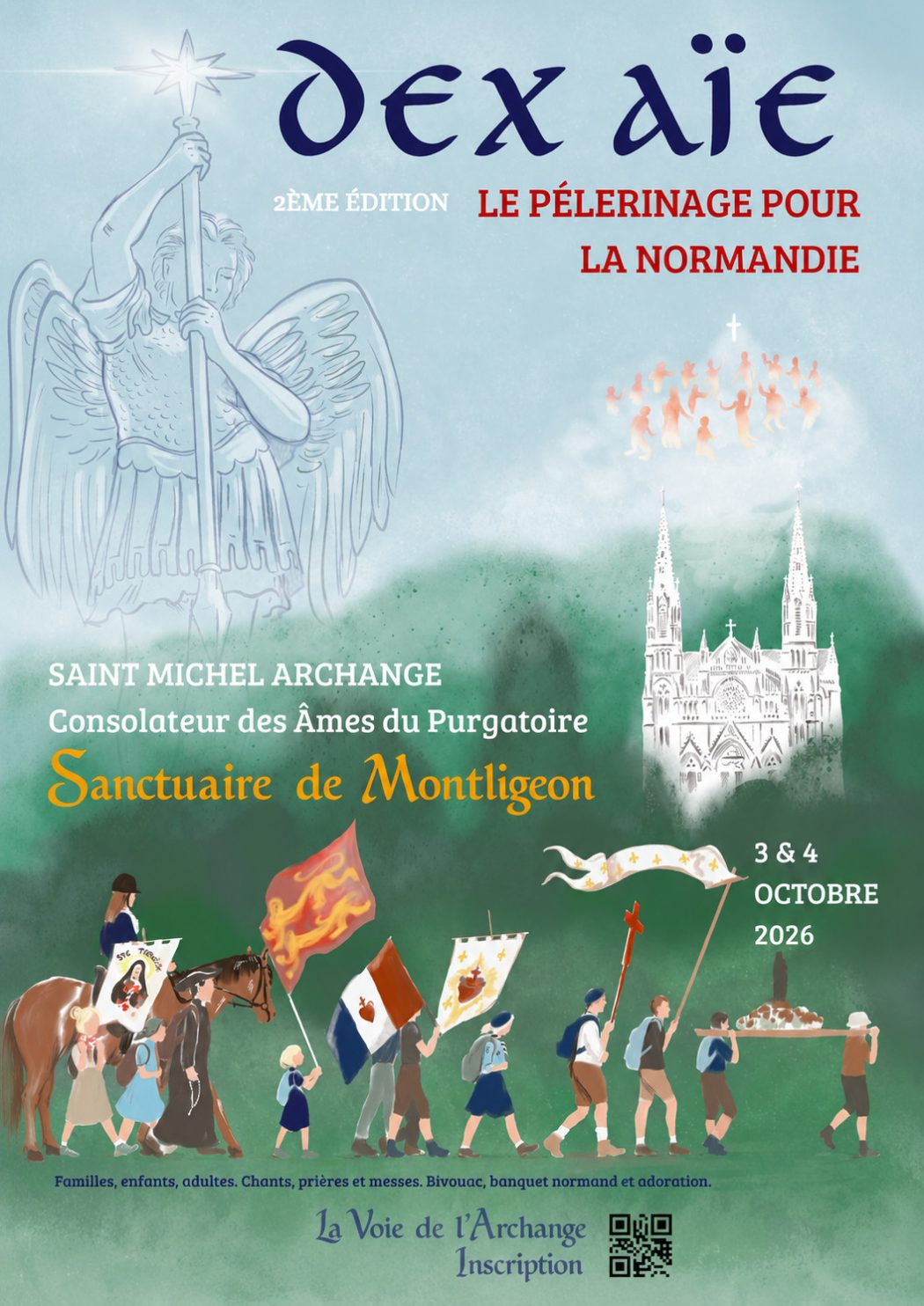 3-4 octobre : les chemins du Perche verront se lever les bannières normandes du pèlerinage Dex Aïe