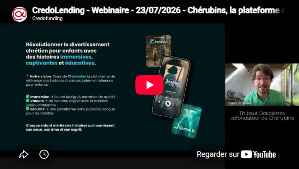 Devenez actionnaire de Chérubins en revivant ce webinaire inspirant