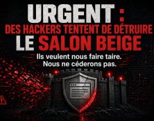 Des hackers tentent de détruire Le Salon Beige