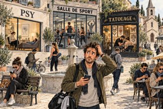 « Homo occidentalis » ou comment au centre du village, l’église a été remplacée par un trio psy, tatoueur et salle de sport.