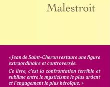 Prix Combourg-Chateaubriand en 2026, après le Prix Roger Nimier en 2025, pour le « Malestroit » de Jean de Saint-Chéron