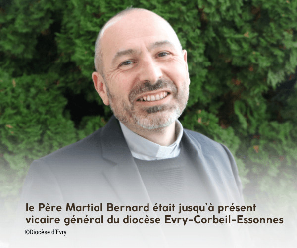Mgr Martial Bernard nommé évêque de Soissons