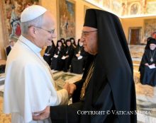Le synode de l’Eglise grecque melkite reçu par le pape
