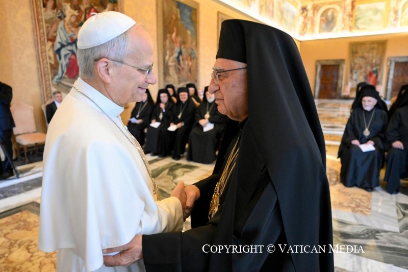 Le synode de l’Eglise grecque melkite reçu par le pape
