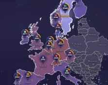 La carte du grand remplacement en Europe