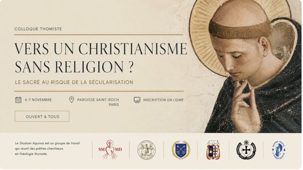 Colloque sur le sacré au risque de la sécularisation, les 6-7 novembre à Paris