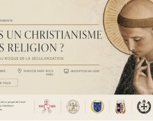 Colloque sur le sacré au risque de la sécularisation, les 6-7 novembre à Paris