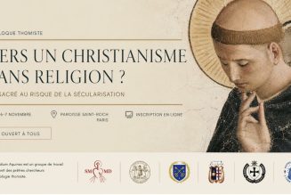 Colloque sur le sacré au risque de la sécularisation, les 6-7 novembre à Paris