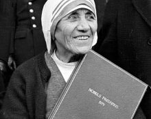 17 octobre 1979, attribution du Prix Nobel de la Paix à Mere Teresa