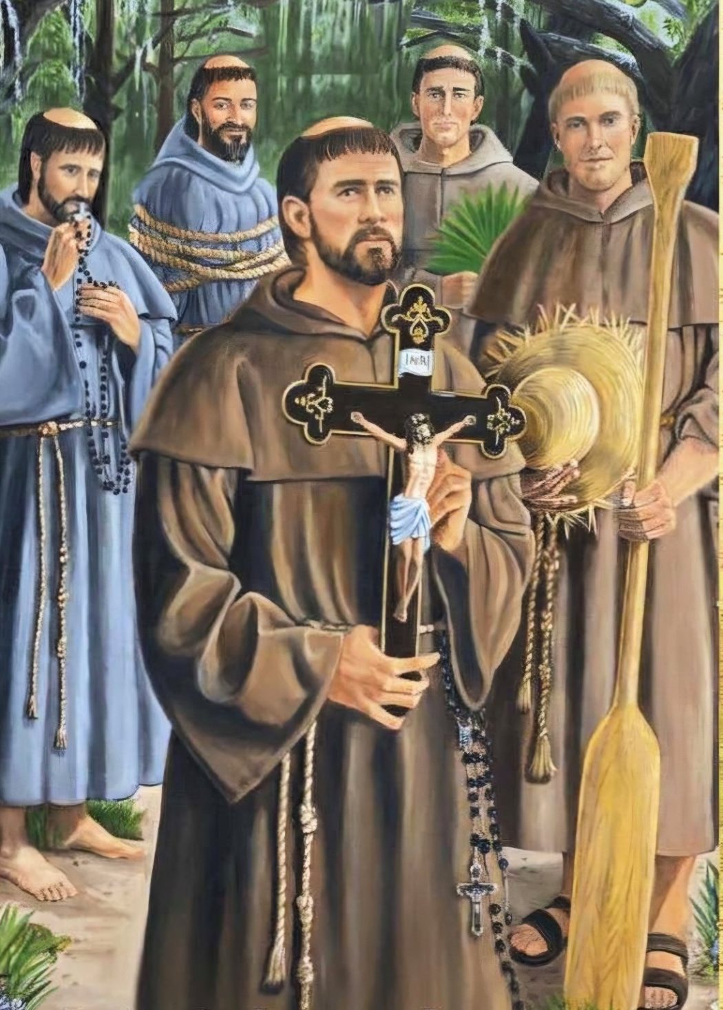 Béatification de cinq missionnaires franciscains espagnols assassinés en 1597 pour avoir défendu la doctrine catholique sur le mariage