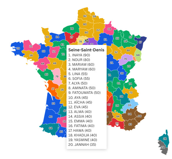 Le grand remplacement n&rsquo;existe pas. Mais c&rsquo;est lui qui choisit les prénoms dans le 93.